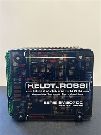 Heldt & Rossi Servo Electronic Operational Transistor Servo Amplifiers Serie SM8