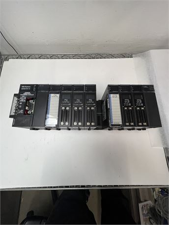 GE Fanuc Series 90-30 Programmable Controller Power Supply with 9 Modules - 30-D